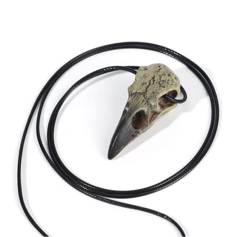 Raven Skull Necklace