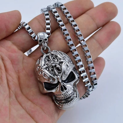 Womens Skull Necklace